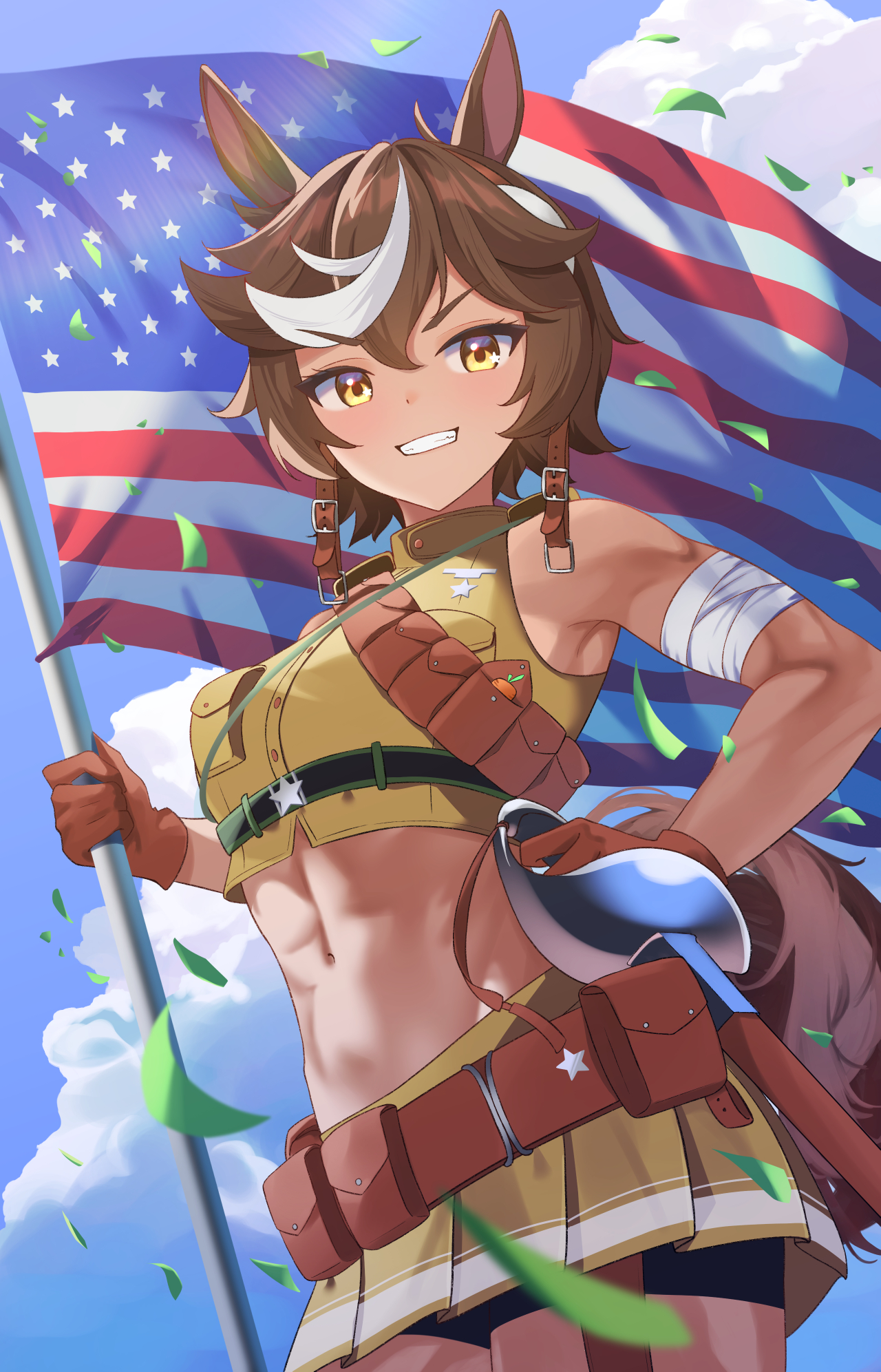 vtuber, umari tomoe, horse girl, america